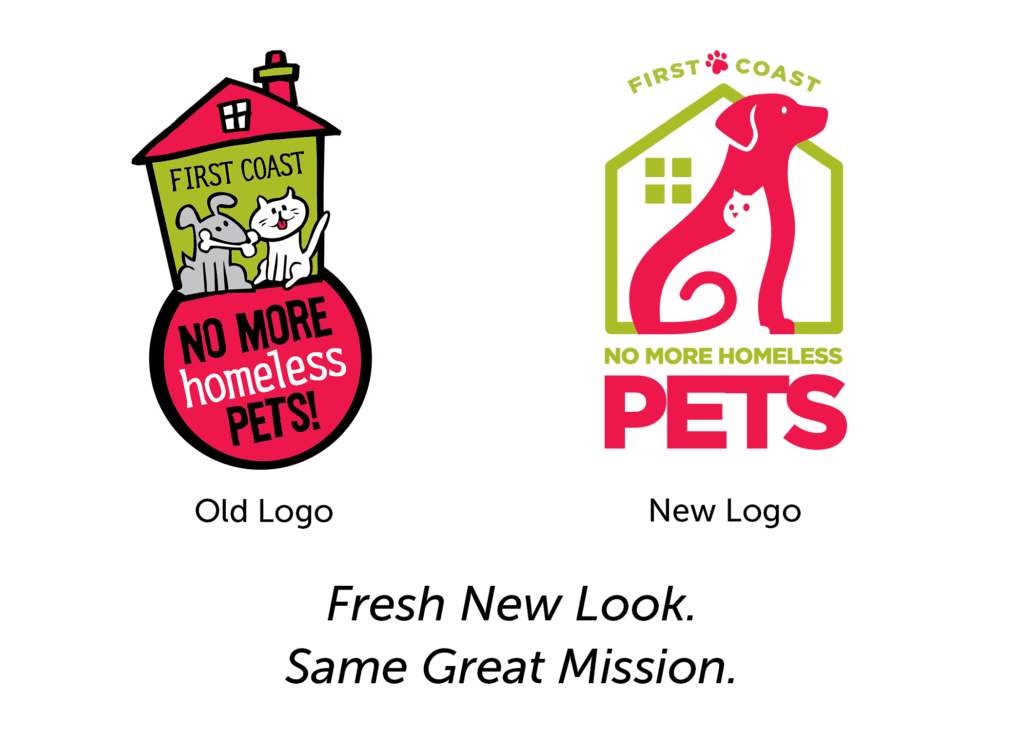 First Coast No More Homeless Pets Launches New Brand Identity - First Coast No More Homeless Pets